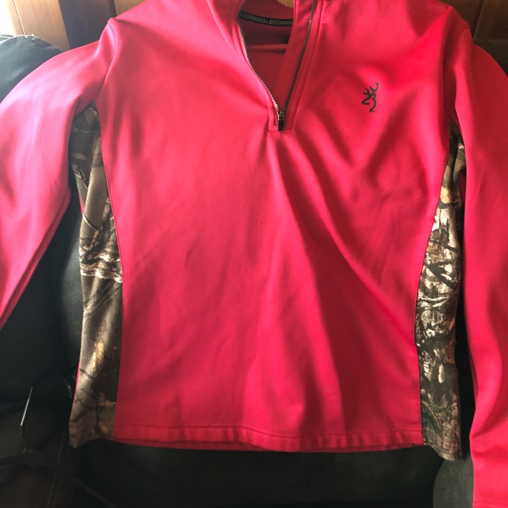 Half zip up hoodie